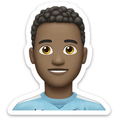 manchester city player sticker