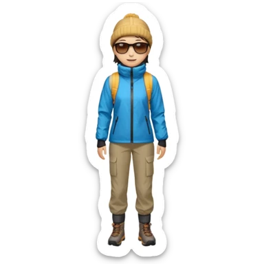 남미 여행에 가는 한국인의 전신을 그려줘! 바로 하이킹 갈 수 있을 정도로 잘 입은!

상체

🧥 방풍·방수 재킷 (고지대·우유니 필수)

👕 얇은 레이어드 2~3벌 (일교차 대비)

하체

👖 편한 바지(청바지 X, 스트레치 추천)

신발

👟 접지력 좋은 운동화 (마추픽추 필수)

🥾 우유니: 방수 신발 or 장화

악세사리

🧣 넥워머·모자 (아침/저녁 체감 -5~10도)

🕶️ 선글라스 (우유니·사막지역 눈부심 강함)

활짞!!!!!!!!!!!!!!! 웃고있게해줭
너무 두꺼웡 옷이 sticker