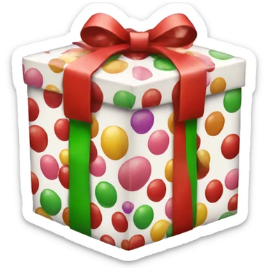 Christmas Candy Gift Box  sticker