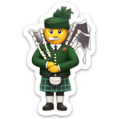 bagpipes sticker
