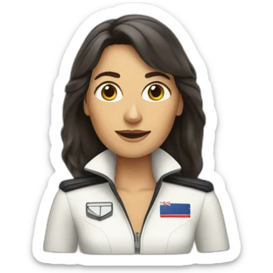 concorde woman sticker