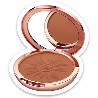 Rose gold bronzer  sticker