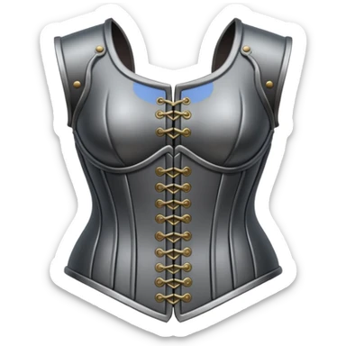heavy corset armor  sticker