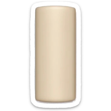 Cream coloured yoga mat sticker
