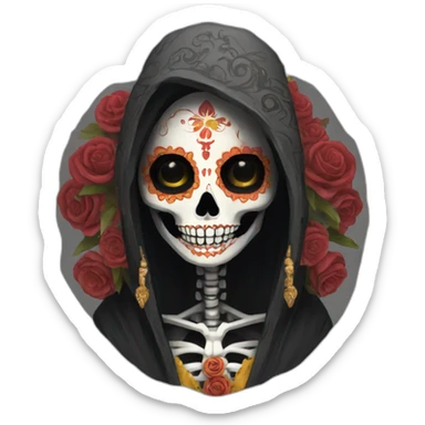 Santa muerte sticker