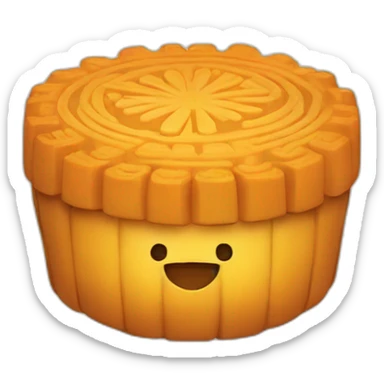 mooncake from final space sticker