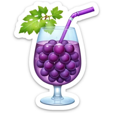 Grapes Drink sticker