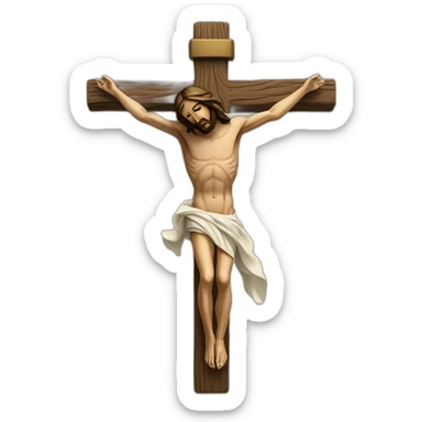 Jesus Christ on the Cross sticker