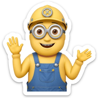 minion happy emoji sticker