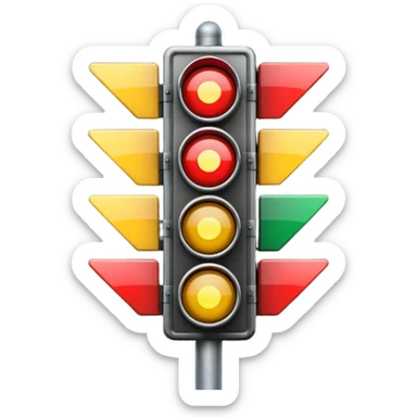 mac os icon rotation retro traffic signal directions arrows sticker