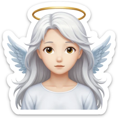 anime style angel sticker