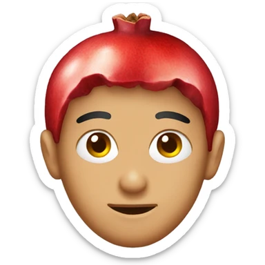 pomegranate emoji sticker
