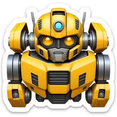 Bumblebee transformers emoji  sticker