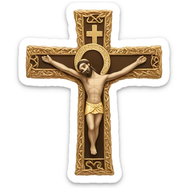 Orthodox cross  sticker