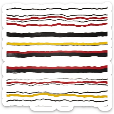 Aboriginal flag sticker