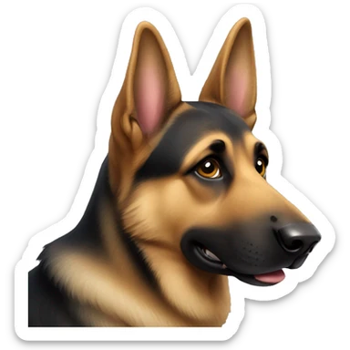 German shepherd dog  sticker