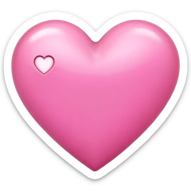 Cœur rose  sticker