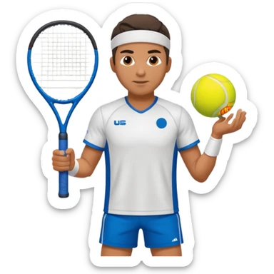 padel player latino sticker