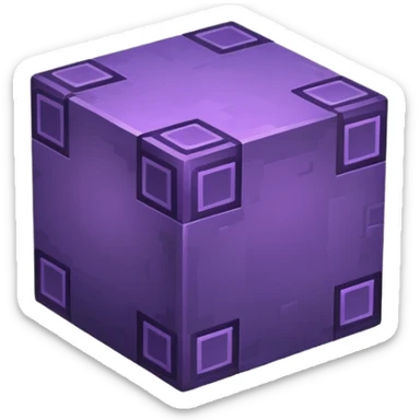 Netherite minecraft block sticker