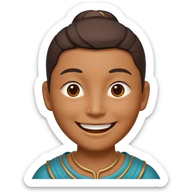 create an emoji set of a cartoonish character from china's bronze age doing different emotions sticker