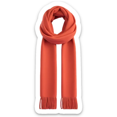 a soft wool scarf sticker