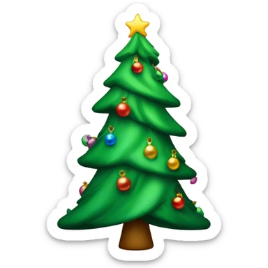 Cristmas tree sticker