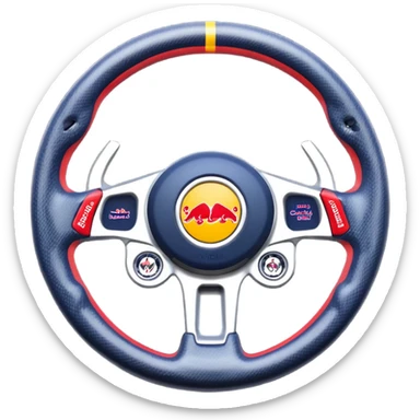 Redbull F1 stearing wheel  sticker