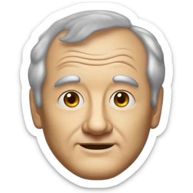 Matroschka with head of bill Murray sticker