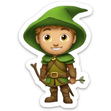 Robin Hood Disney sticker