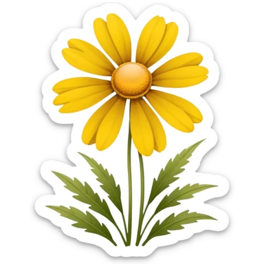 Plains coreopsis sticker