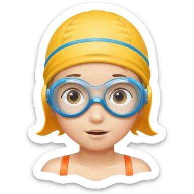 Child swimmer  sticker