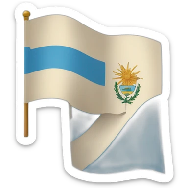flag of uruguay sticker