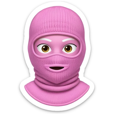 Ice-Pink Balaclava sticker