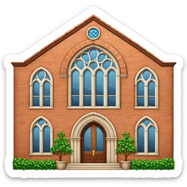 university building sticker