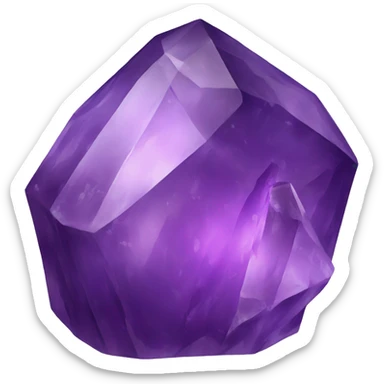 Amethyst Crystal sticker