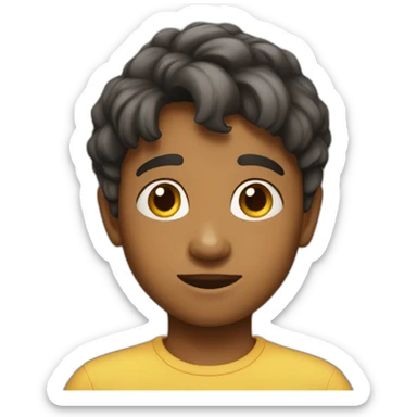 Young boy 20 years sticker