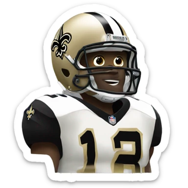 New Orleans saints sticker