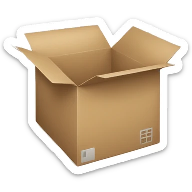 Open box close box sticker