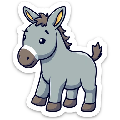 Donkey from Shrek movie sticker