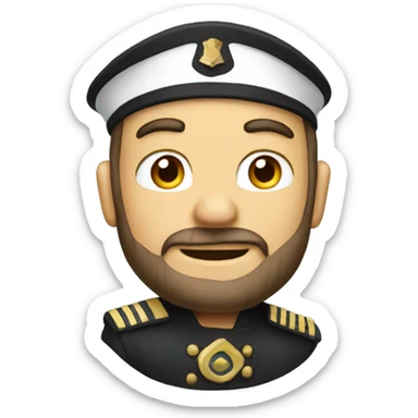 Emoji for an iOS app release captain sticker