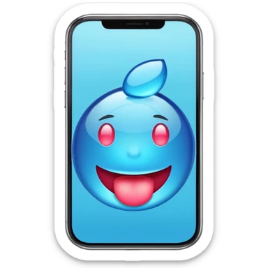 TikTok mavi tik classic sticker