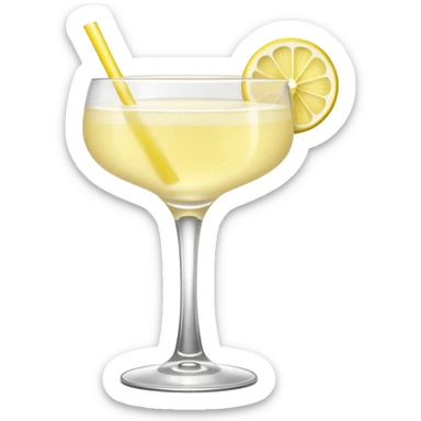 French 75 cocktail sticker