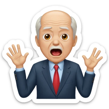 old man yells at keynote sticker