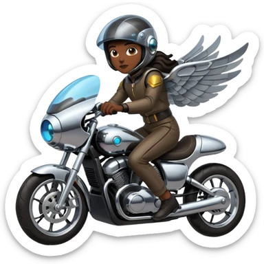 motor fly with people sticker