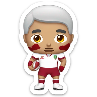 Marcus Smith rugby player bleeding sticker