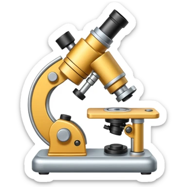 microscope lab tool sticker