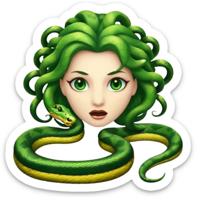 Medusa sticker