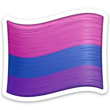 Bisexual flag sticker