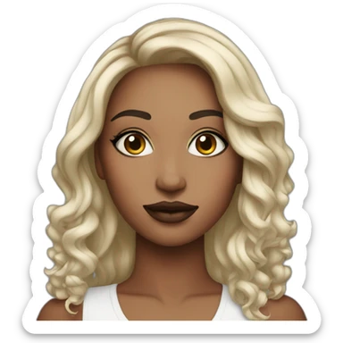 makeup artist girl sticker