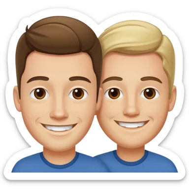 Fammi dustin e edde in sieme quelli di Stranger Things sticker